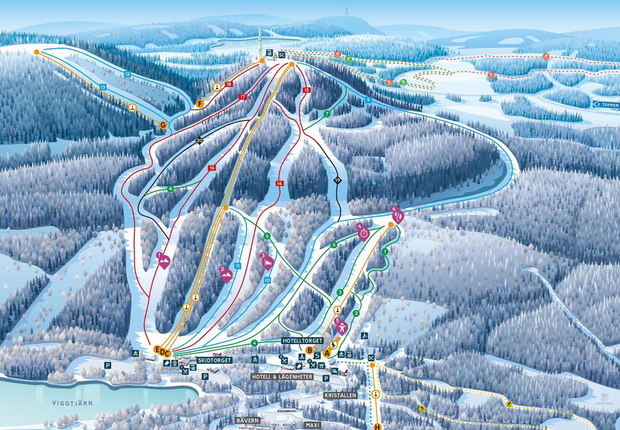 Hassela Ski Resort Exteriér fotografie